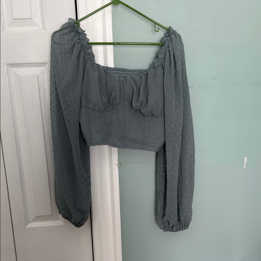 Elegant Teal Women's Top